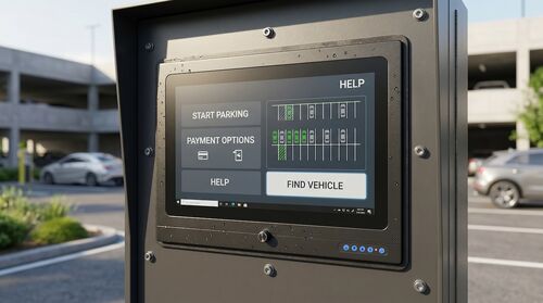 नवीनतम कंपनी समाधान के बारे में Building Smarter Parking Systems with an 18.5 Inch All In One PC