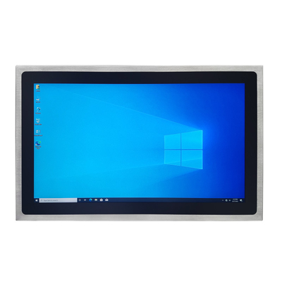 स्टेनलेस स्टील पैनल पीसी 128GB एसएसडी स्टोरेज के साथ डीसी 9V - 36V वर्किंग वोल्टेज ईईटीआई 80 टच कंट्रोलर आईसी सीई /
