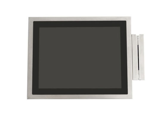 स्टेनलेस स्टील 400cd / m2 1024 * 768 PCAP टच टैबलेट पीसी IP65