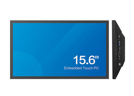अच्छा मूल्य 4GB रैम 128GB SSD DC24V इंडस्ट्रियल टच पैनल पीसी 15.6in J1900 ऑनलाइन