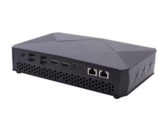 अच्छा मूल्य AC240V 65W औद्योगिक मिनी पीसी I7 8705G एल्यूमिनियम मिश्र धातु आरटीसी ऑनलाइन